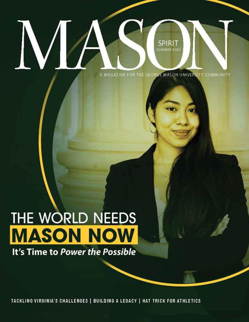 Cover of the Summer 2023 Mason Spirit Magazine edition.